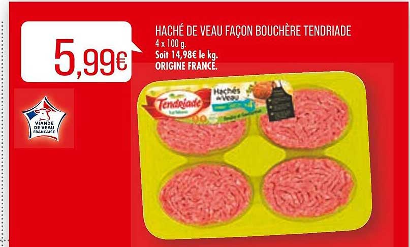 haché de veau façon bouchère tendriade