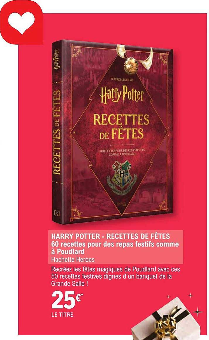 harry potter - recettes de fêtes - 60 recettes pour des repas festifs comme à poudlard