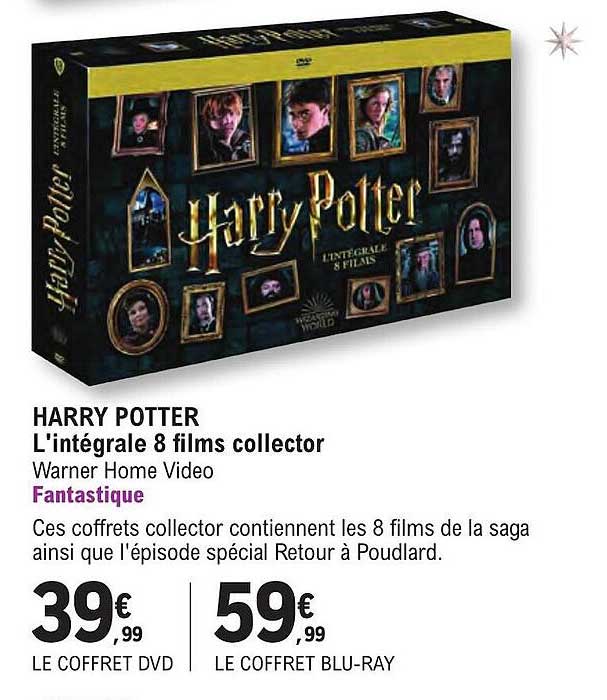 harry potter  l'integrale 8 films collector