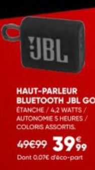 haut-parleur bluetooth jbl go