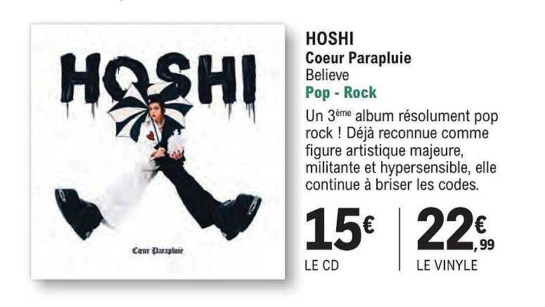 hoshi - cœur parapluie