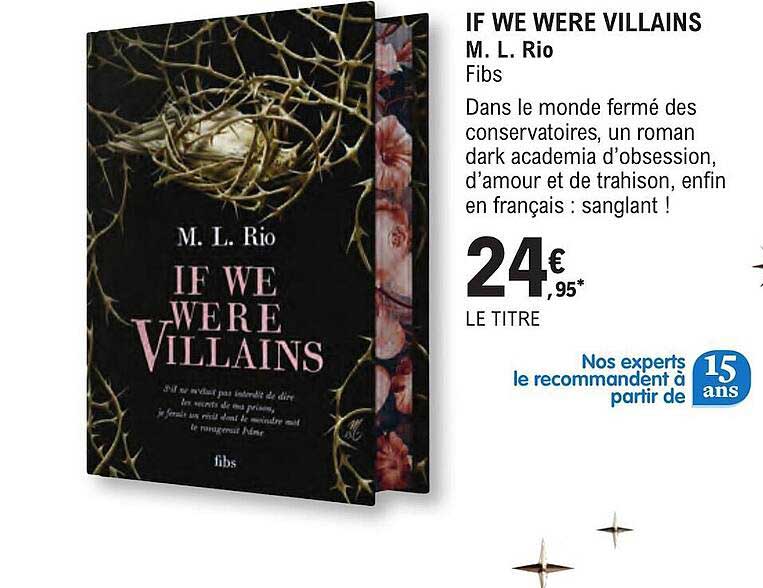 if we were villains m. l. rio