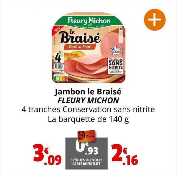 jambon le braisé fleury michon