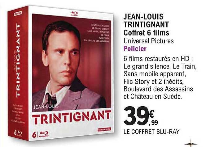 jean-louis trintignant coffret 6  films