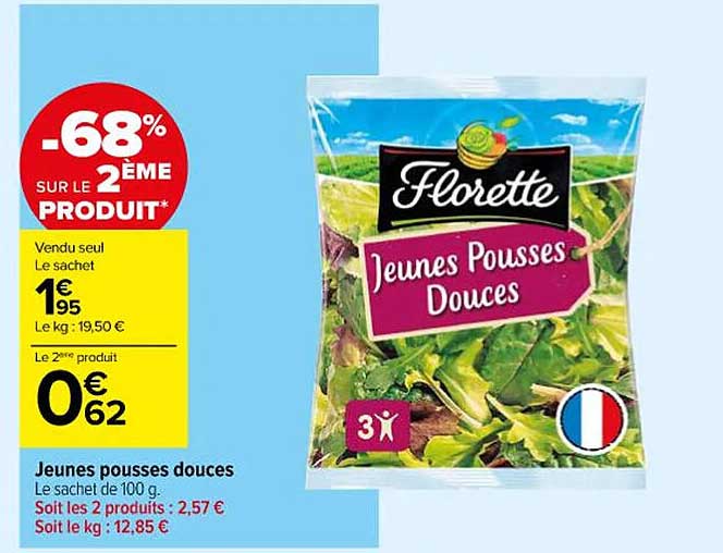 jeunes pousses douces