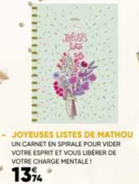 joyeuses listes de mathou