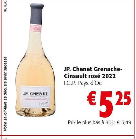 jp. chenet grenache-cinsault rosé 2022