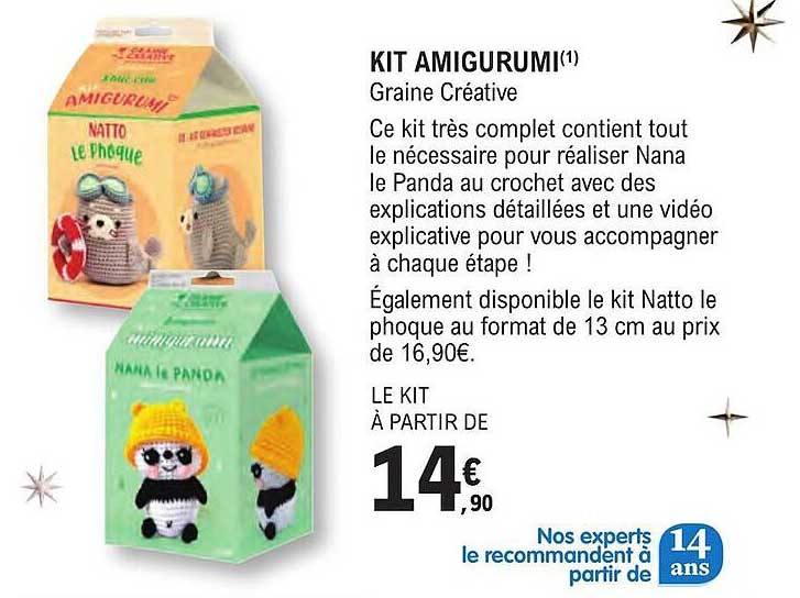 kit amigurumu graine creative