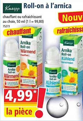 kneipp roll-on a l'arnica