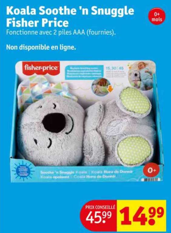 koala soothe 'n snuggle fisher price