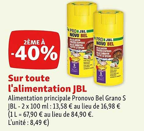 l'alimentation jbl