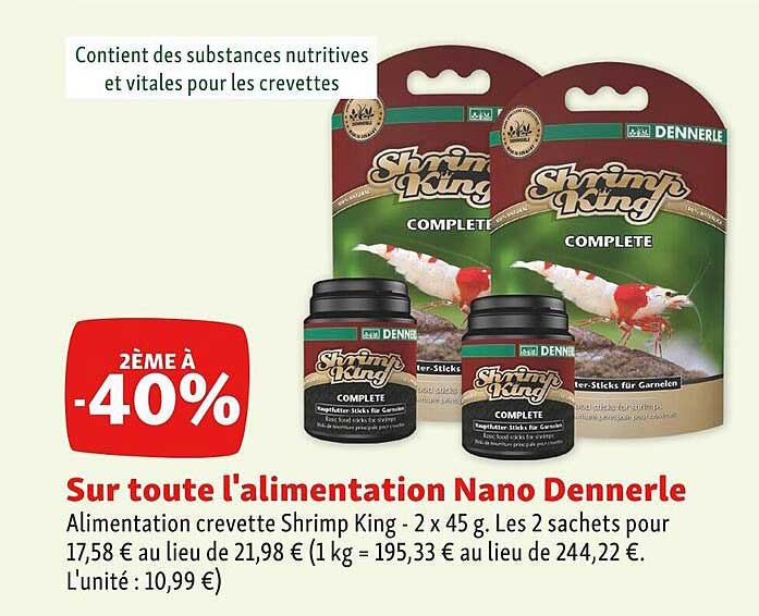 l'alimentation nano dennerle
