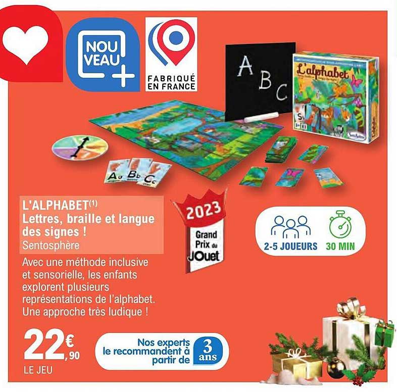 l'alphabet lettres, braille et langue des signes !