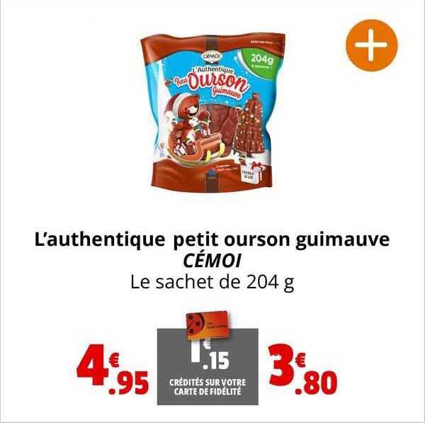 L'authentique Petit Ourson Guimauve Cémoi