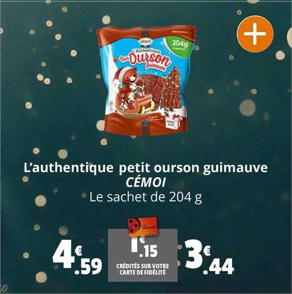 L'authentique Petit Ourson Guimauve Cémoi