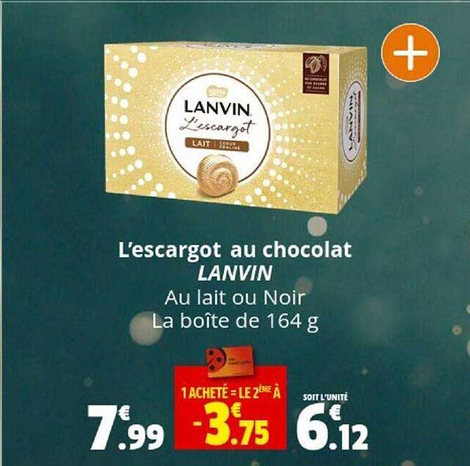 l'escargot au chocolat lanvin