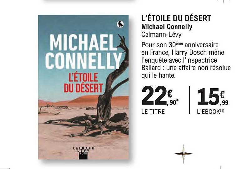 l'étoile du désert - michael connelly