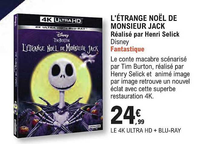 l'étrange noël de monsieur jack - réalisé par henri selick