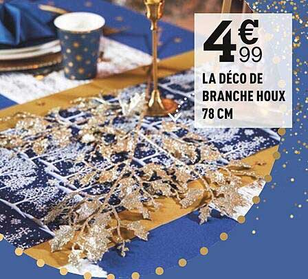 La Déco De Branche Houx 78 Cm