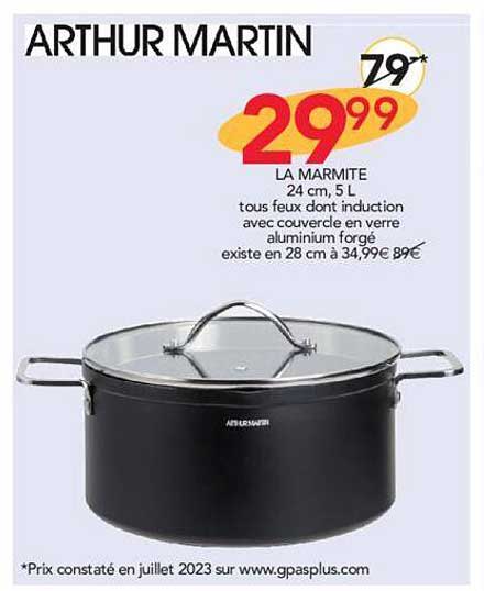 La Marmite 24 Cm, 5 L Arthur Martin