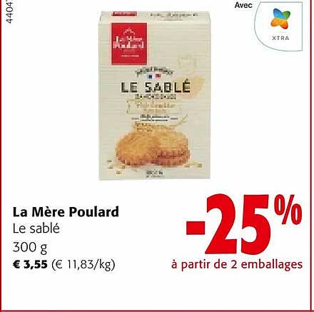 la mère poulard le sablé