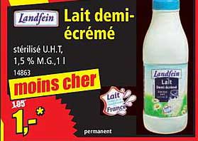 landfein lait demiecreme