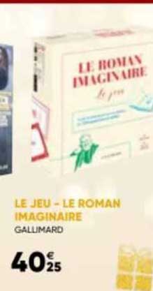 le jeu - le roman imaginaire