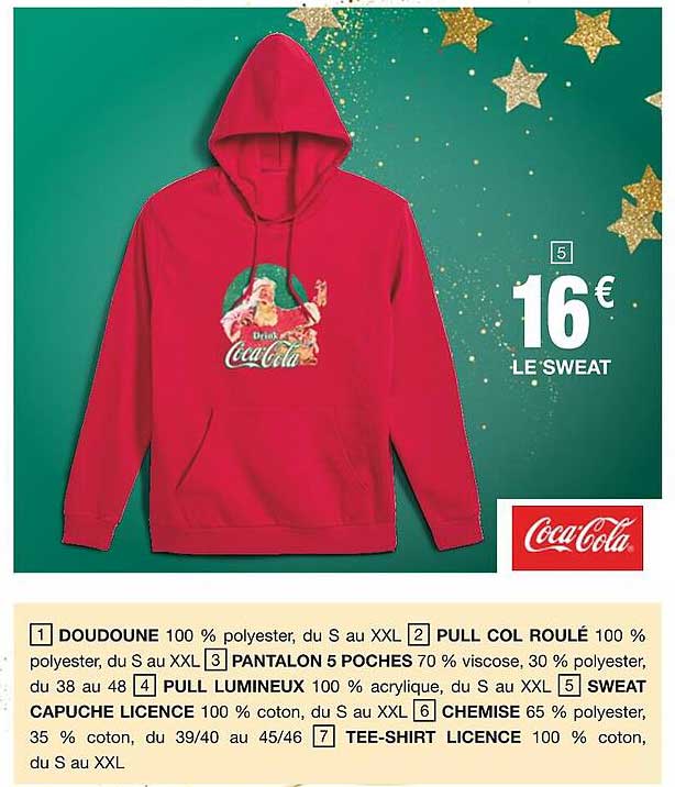 le sweat, coca-cola