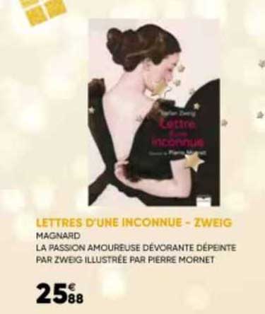 lettres d'une inconnue - zweig