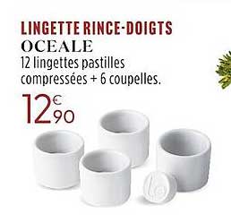 lingette rince-doigts oceale