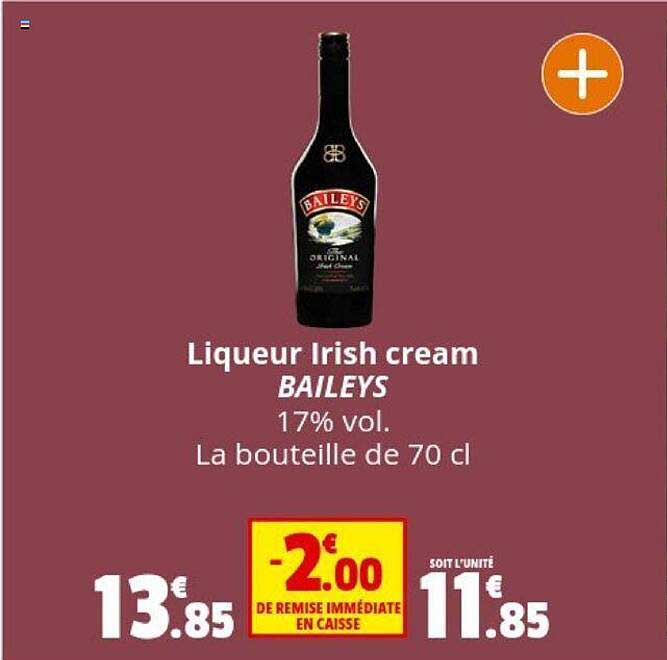 liqueur irish cream balileys