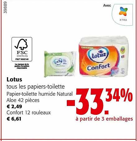 lotus les papiers-toilette