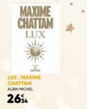 lux, maxime chattam