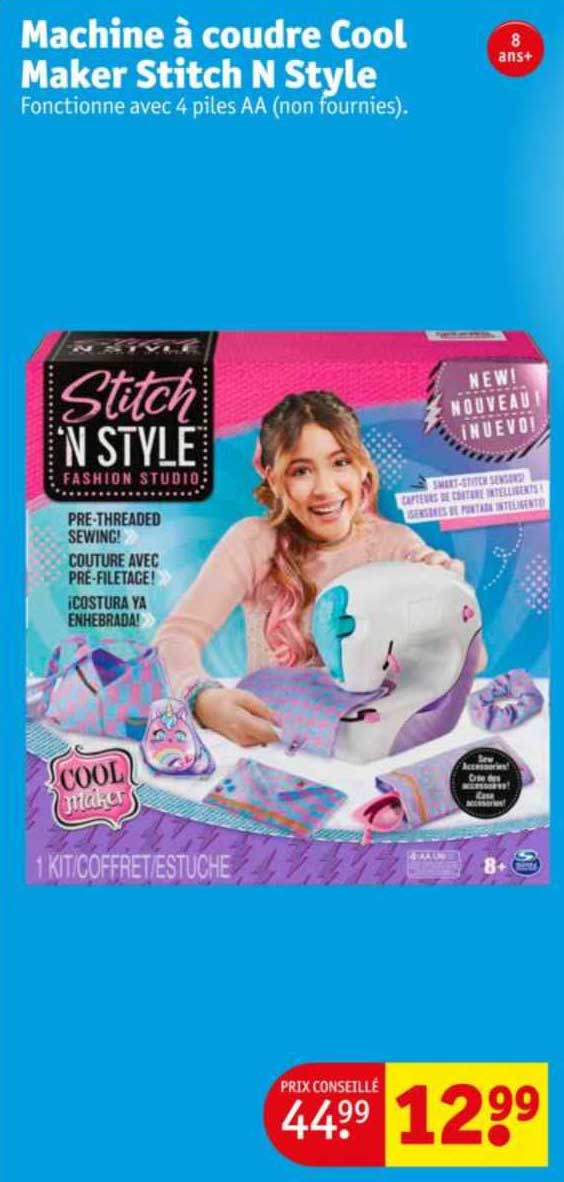 machine à coudre cool maker stitch n style