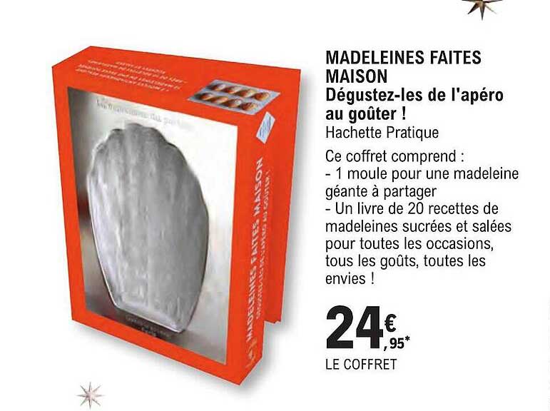 madeleines faites maison - dégustez-les de l'apéro au goûter !