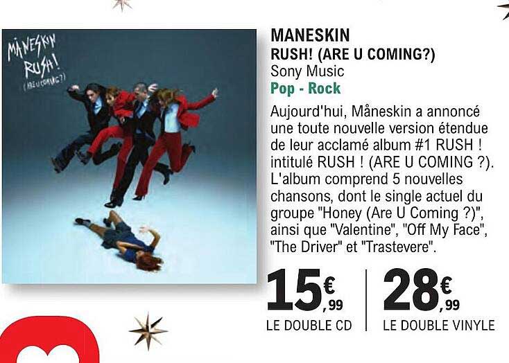 Maneskin Rush! (are Y Coming?)