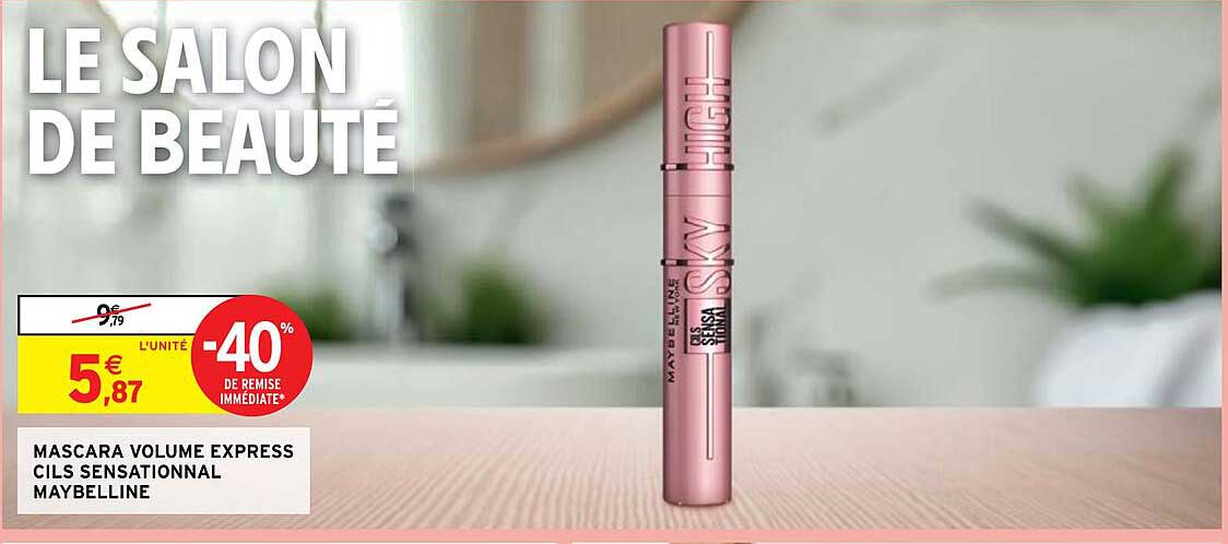 mascara volume express cils sensationnal maybelline