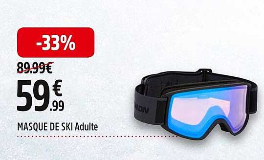 masque de ski adulte