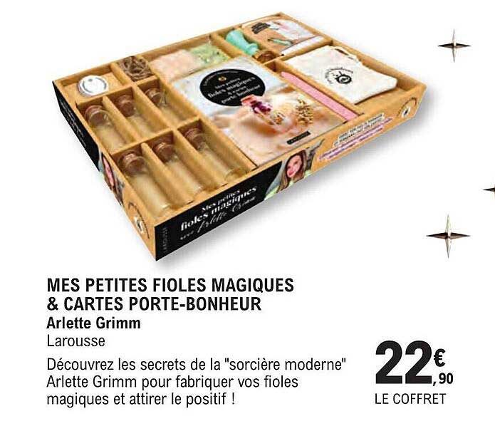 mes petites fioles magiques & cartes porte-bonheur - arlette grimm