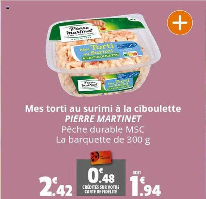 mes torti au surimi à la ciboulette pierre martinet