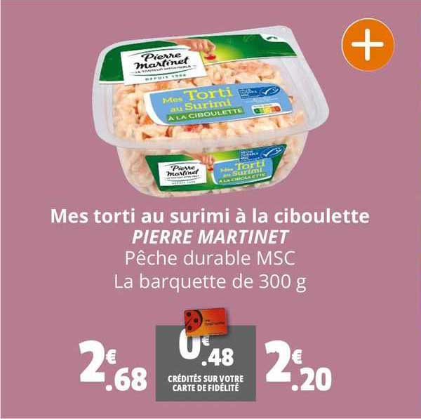 mes torti au surimi à la ciboulette pierre martinet