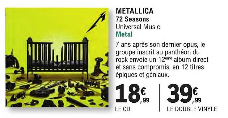 metallica 72 seasons metal