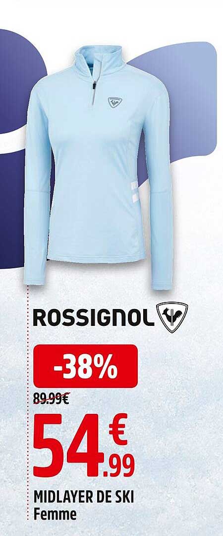 midlayer de ski femme rossignol