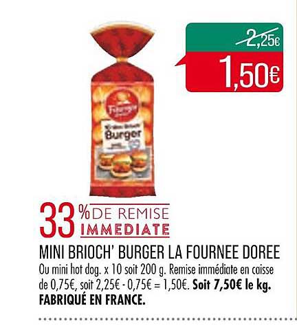 mini brioch' burger la fournée dorée