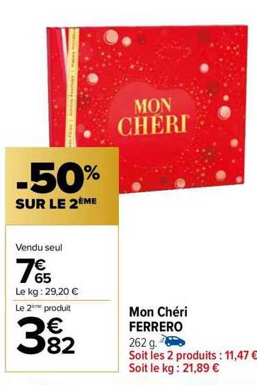 mon chéri ferrero