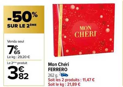 mon chéri ferrero