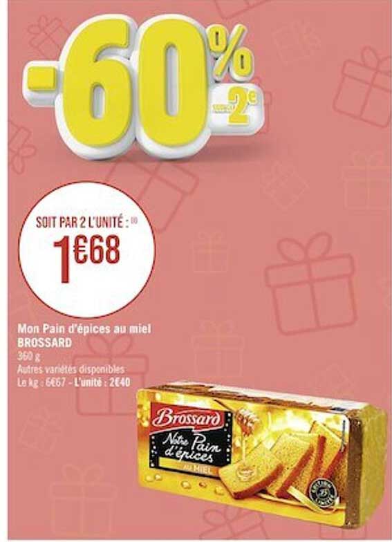 mon pain d'épices au miel brossard