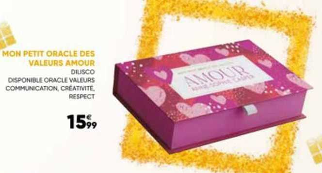 mon petit oracle des valeurs amour