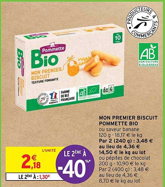 Mon Premier Biscuit Pommette Bio