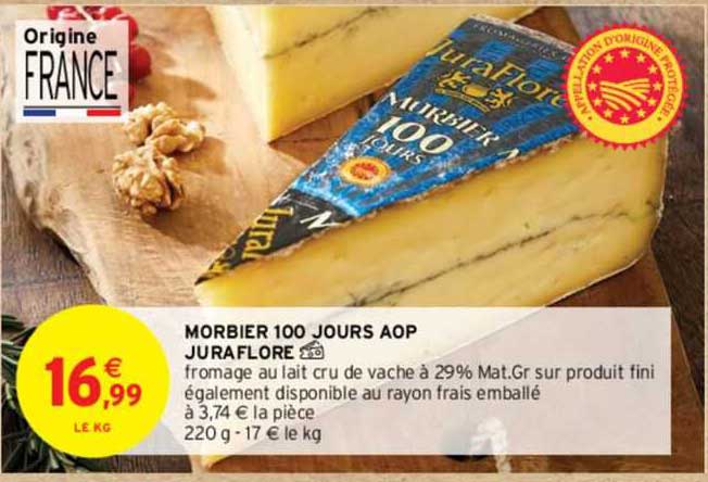 morbier 100 jours aop juraflore